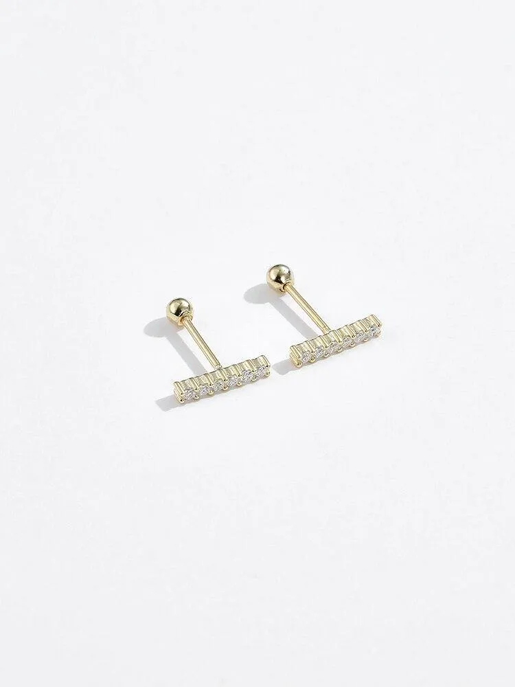 100% Sterling Silver 925 Jewelry For Women Grometry Rectangle