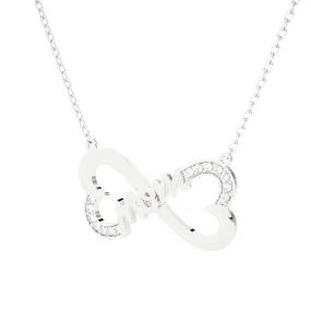 1/8  ctw Round Lab Grown Diamond Fashion Necklace