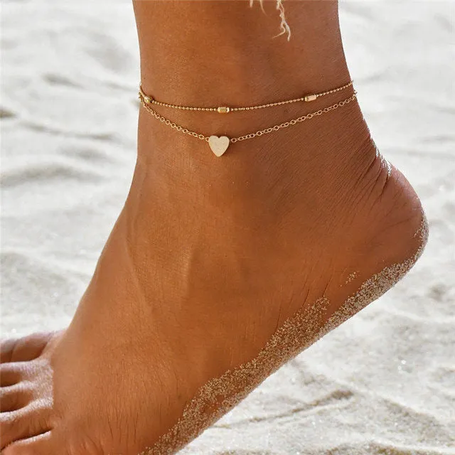 2pcs/set Anklets for Women