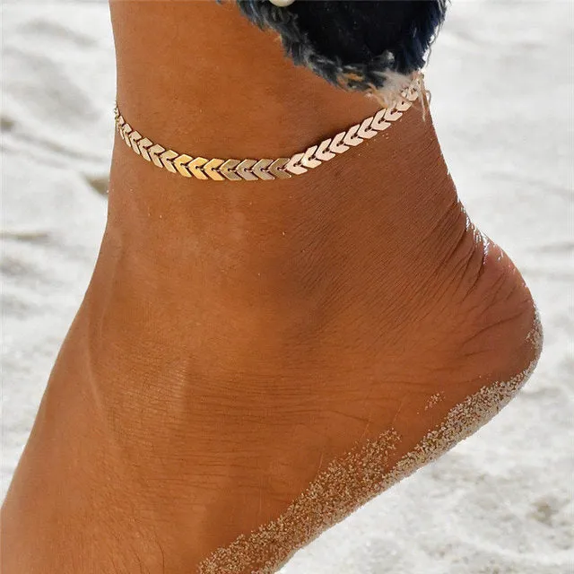 2pcs/set Anklets for Women