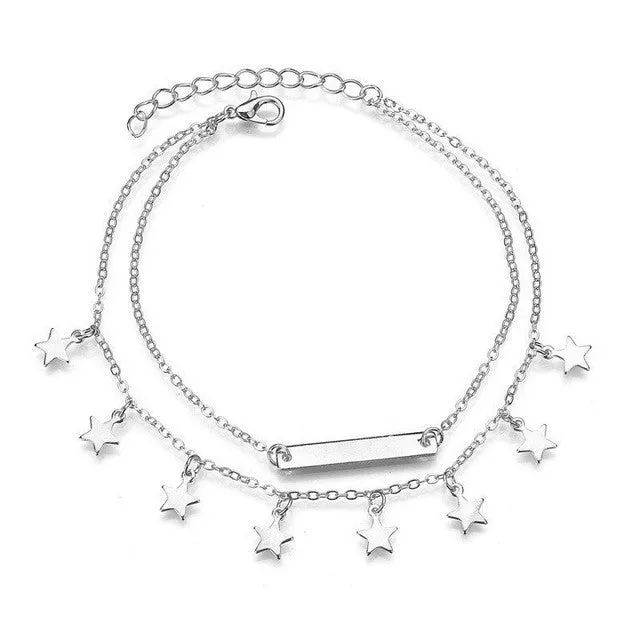 2pcs/set Anklets for Women