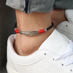 Adjustable Handmade Cool Simple Leaf Anklets