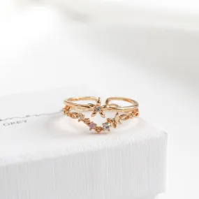 Annie Blossom Butterfly Ring