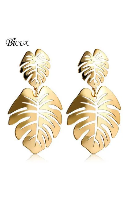 Big Leaf Vintage Drop Earrings 2019