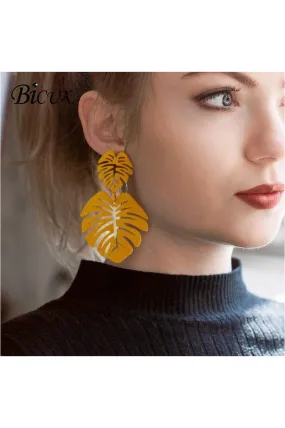Big Leaf Vintage Drop Earrings 2019