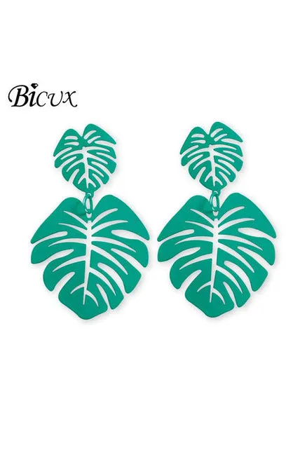 Big Leaf Vintage Drop Earrings 2019