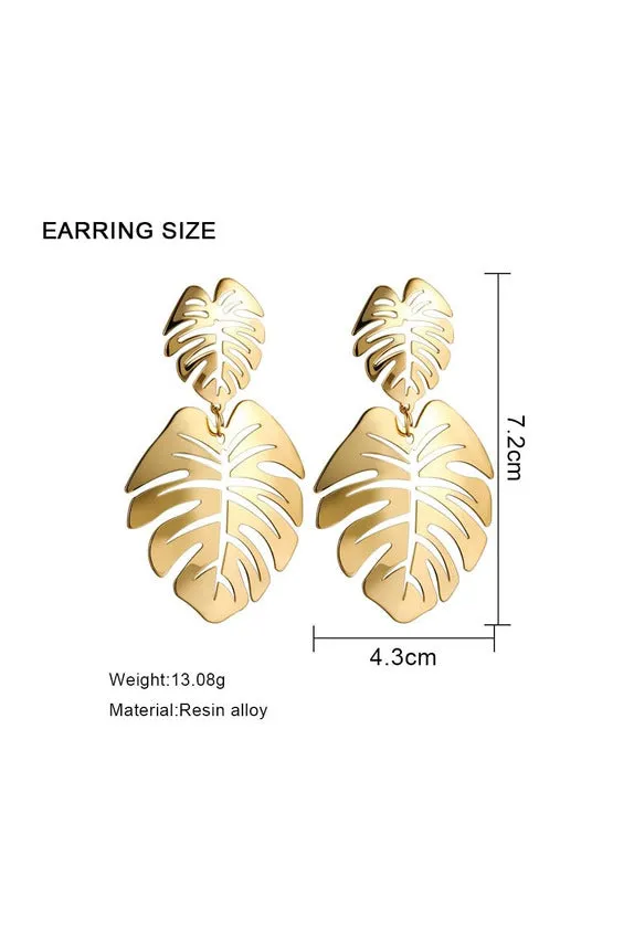 Big Leaf Vintage Drop Earrings 2019