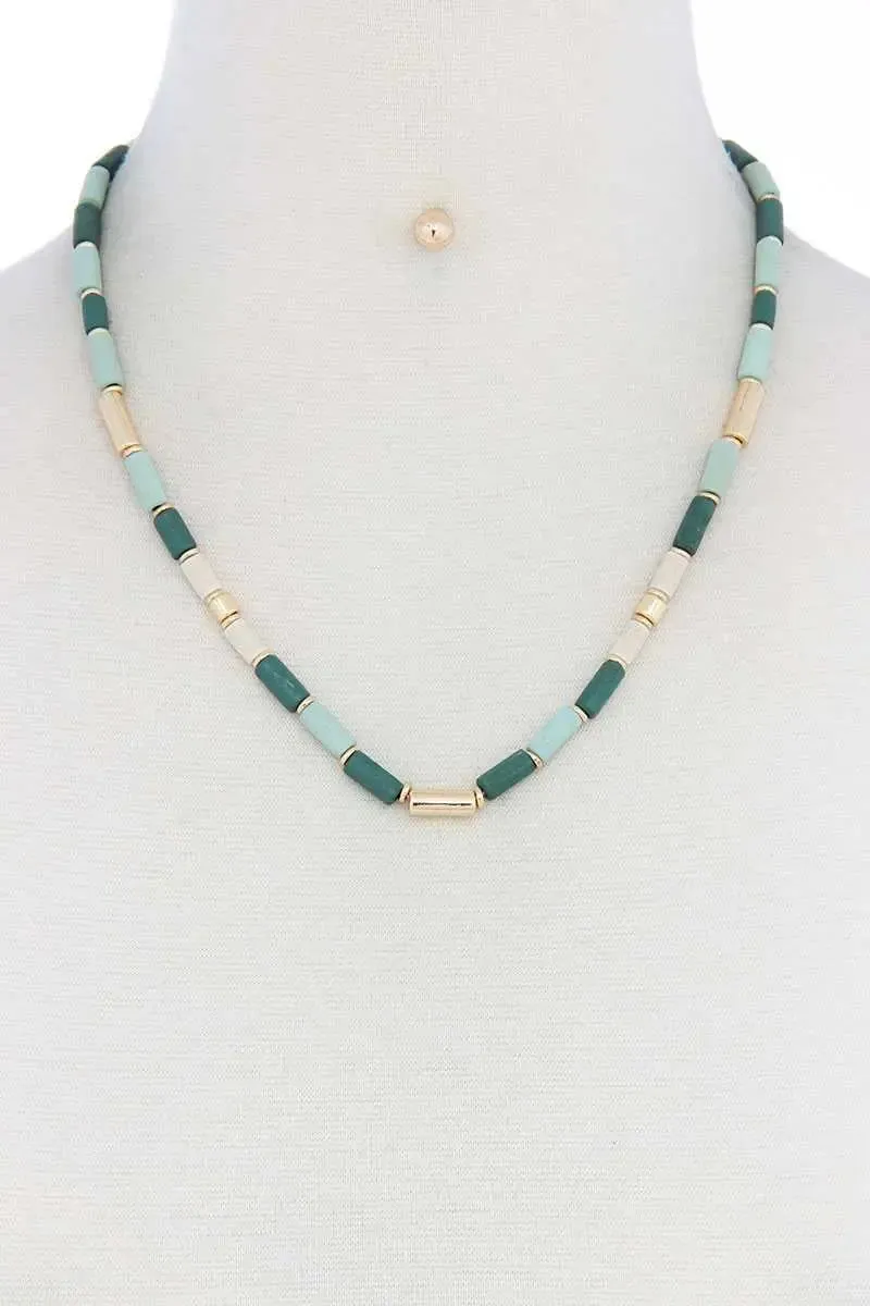 Blue Zone Planet |  Beaded Necklace