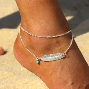 Bohemia Alloy Chain Anklet Flower Design Summer Beach Ankles