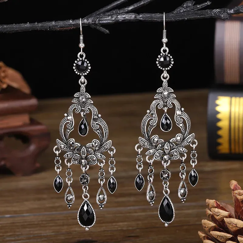 Bohemian Ethnic Style Rhinestone Earrings for Women