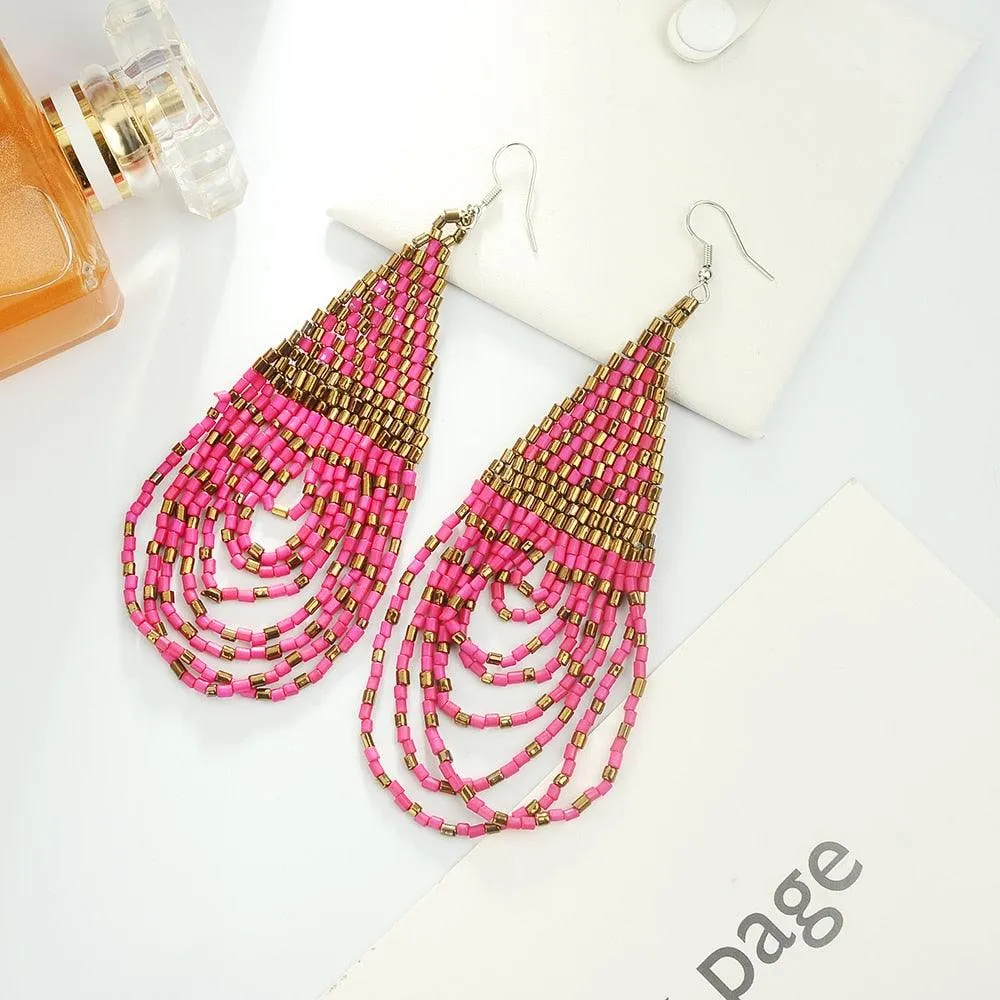 Boho Dangle Waterdrop Earrings