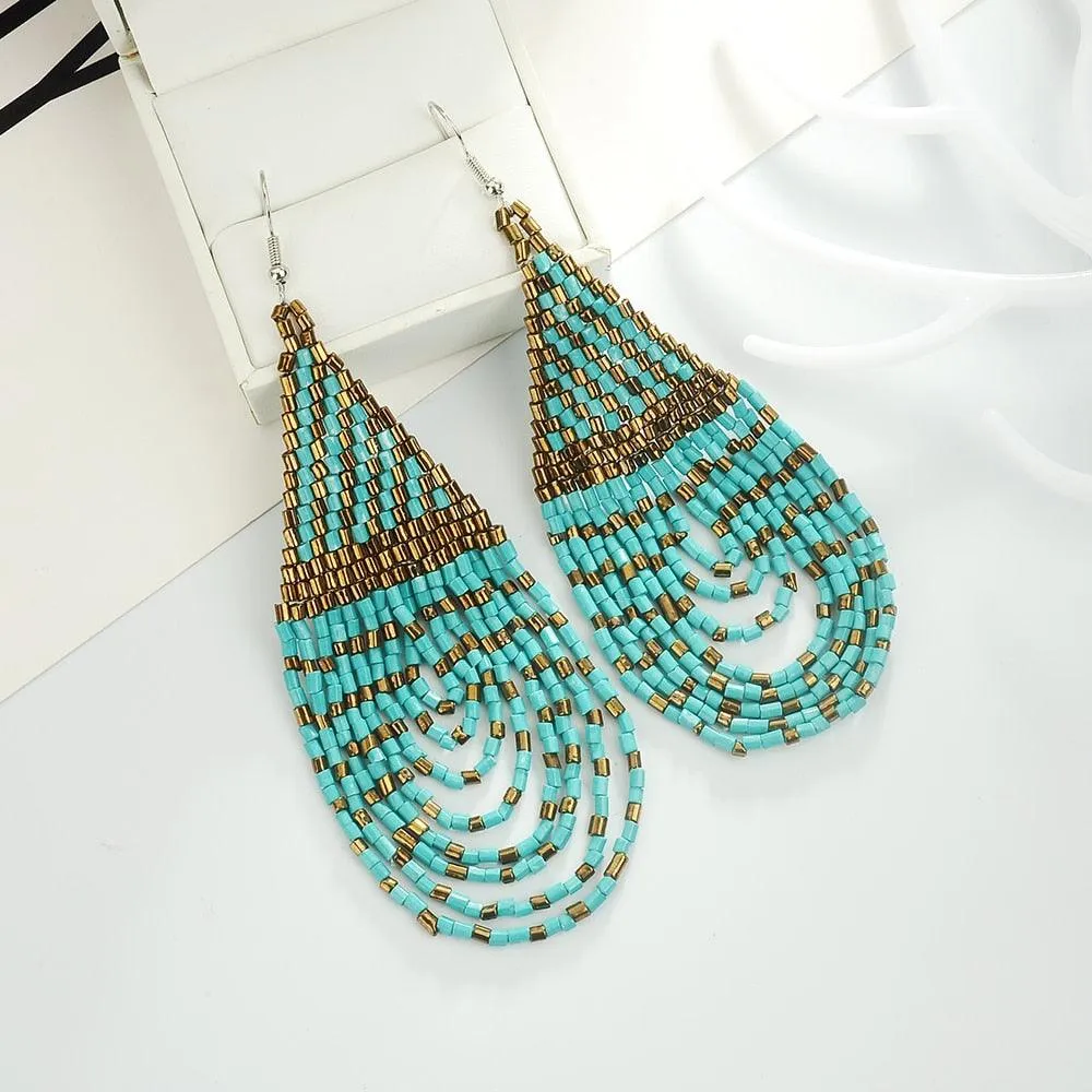 Boho Dangle Waterdrop Earrings