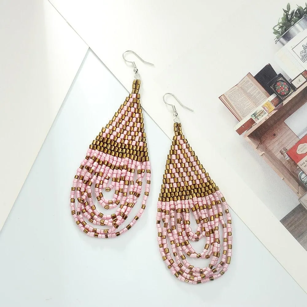 Boho Dangle Waterdrop Earrings