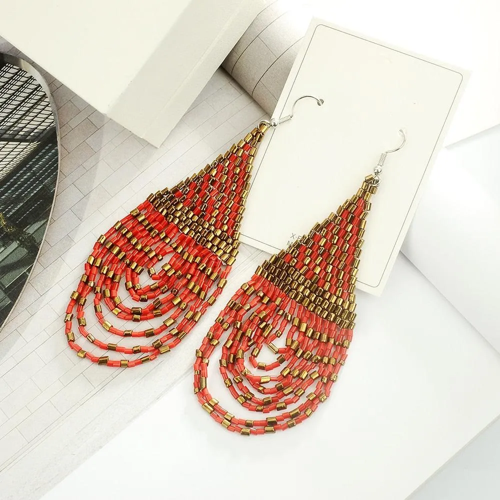 Boho Dangle Waterdrop Earrings