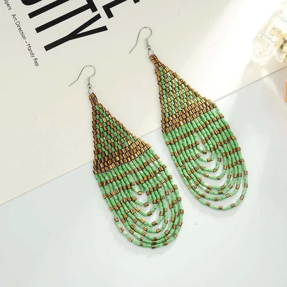 Boho Dangle Waterdrop Earrings