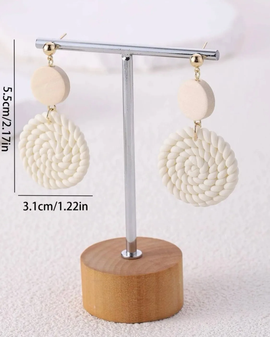 Braided Drop Earrings