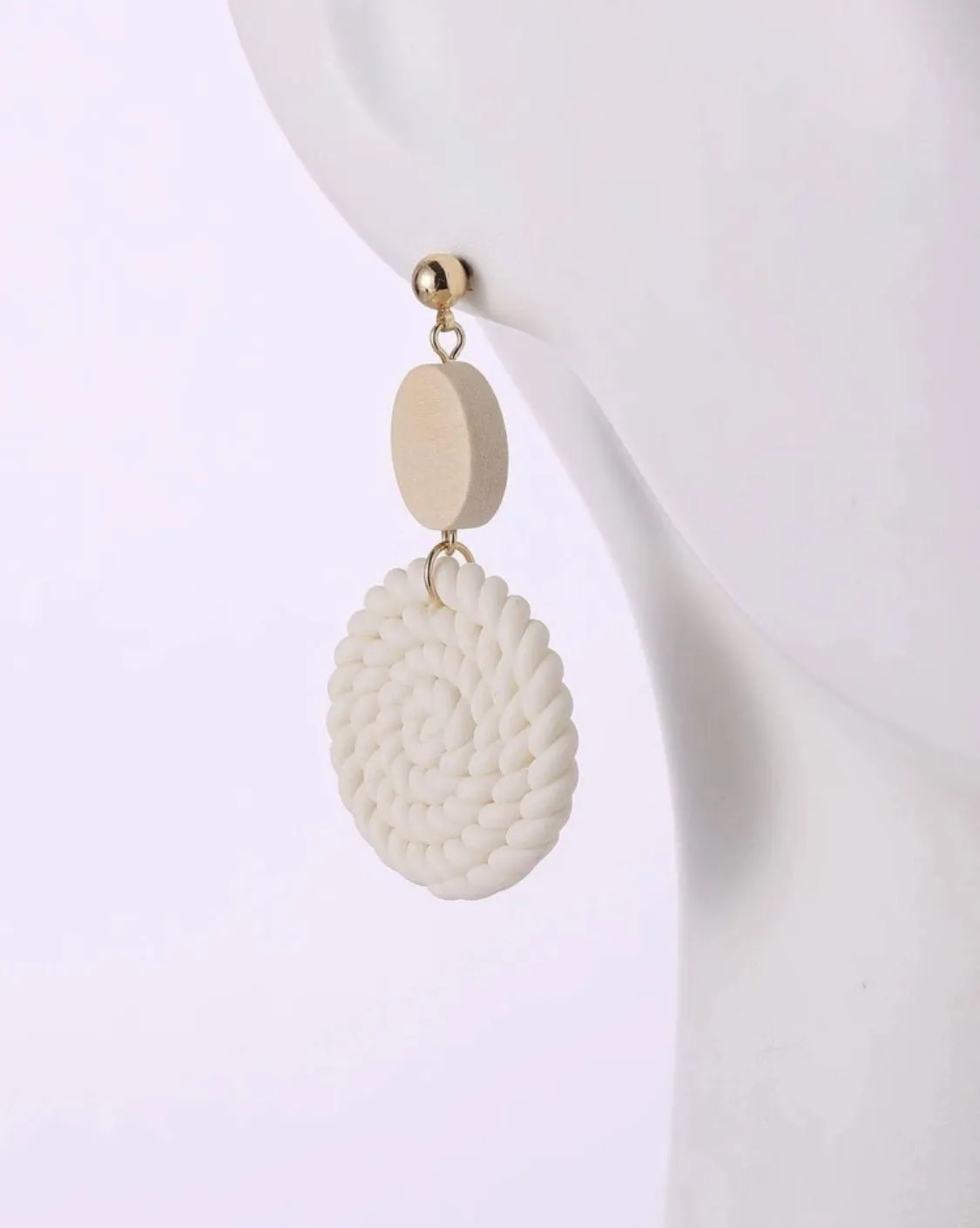Braided Drop Earrings