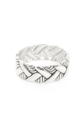Braided Promise Cuff Bracelet