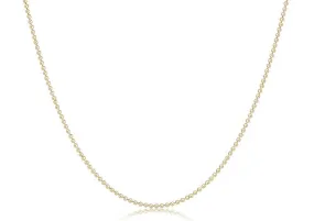 choker classic beaded chain - gold