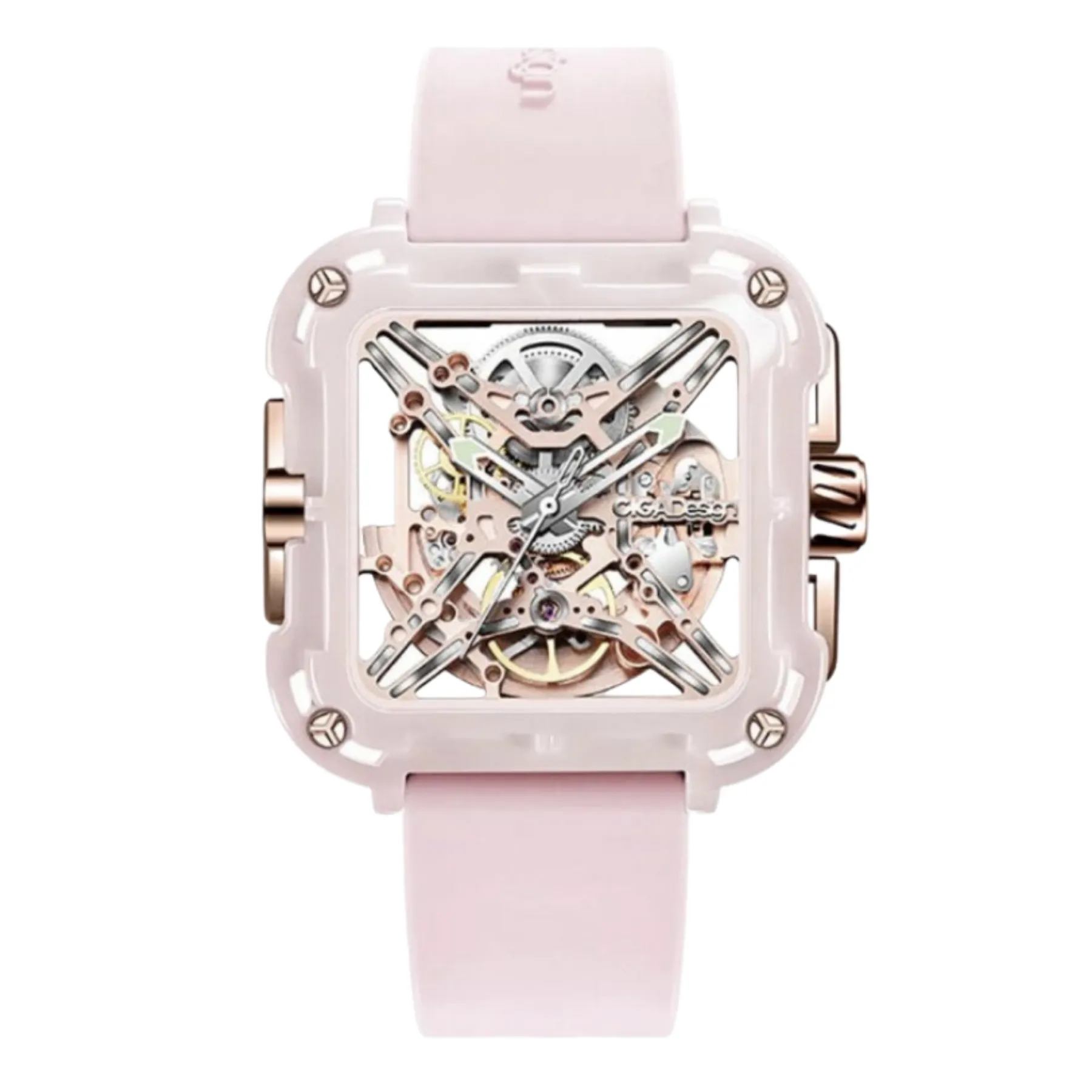 CIGA Design X-Series Ceramic Pink Automatic Watch