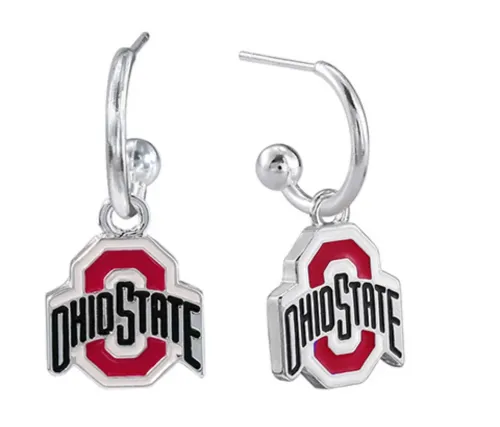 Dangle OSU Logo Earrings