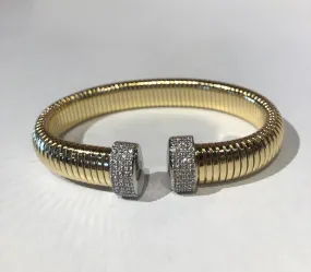 Dani Cold Cuff Bracelet with CZ Diamonds