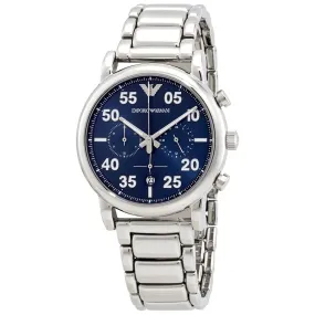 Emporio Armani Luigi Chronograph Quartz Blue Dial Men's Watch AR11132