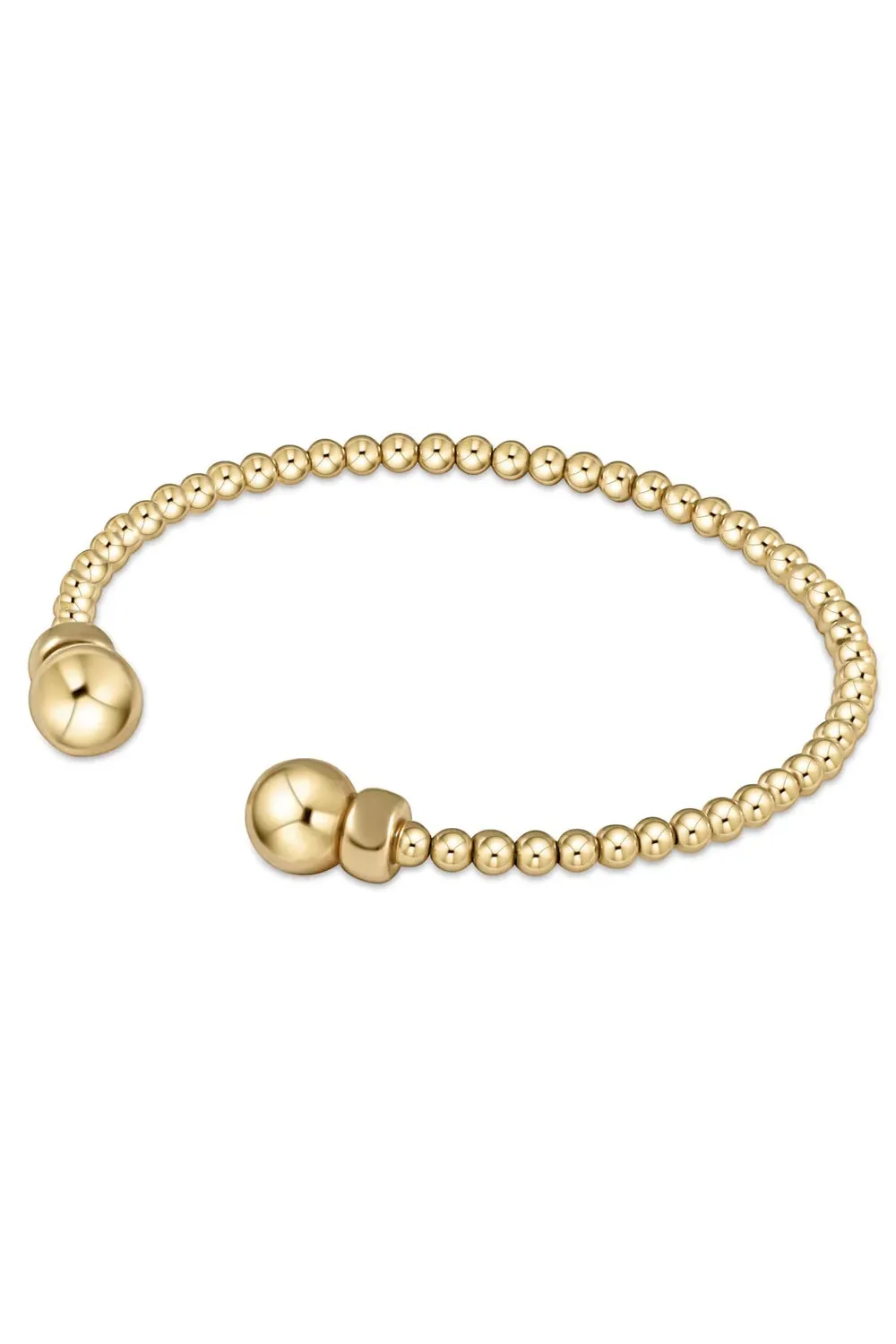 enewton: Classic 3mm Bead Cuff - Gold