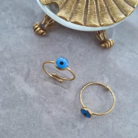 Evil eye ring