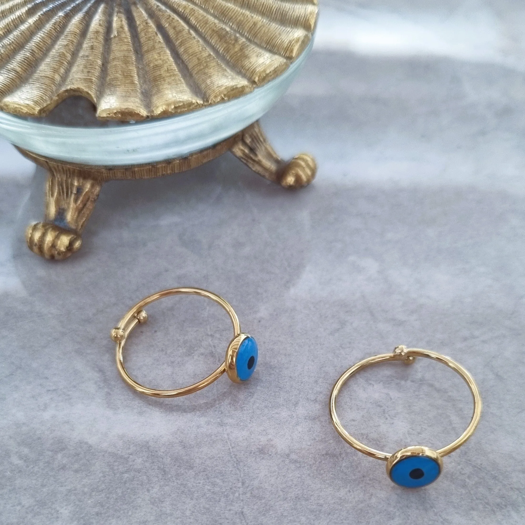 Evil eye ring