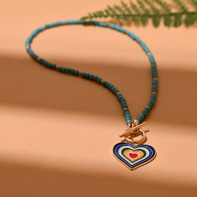 Evil Eyes Beaded Necklaces