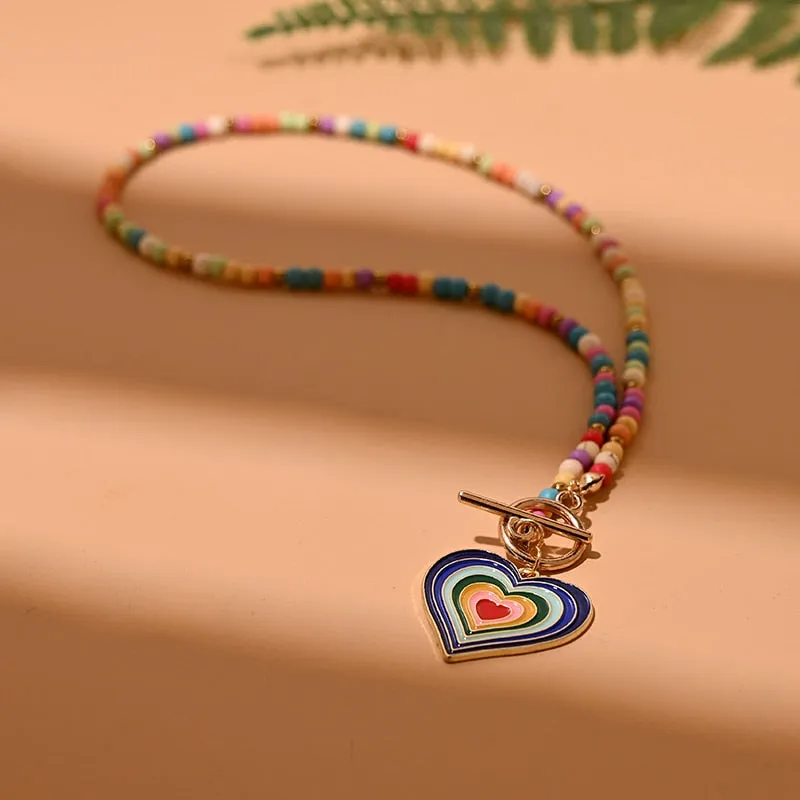 Evil Eyes Beaded Necklaces