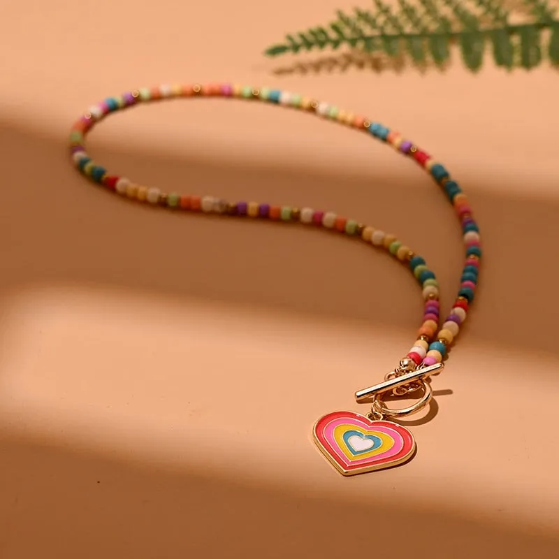 Evil Eyes Beaded Necklaces