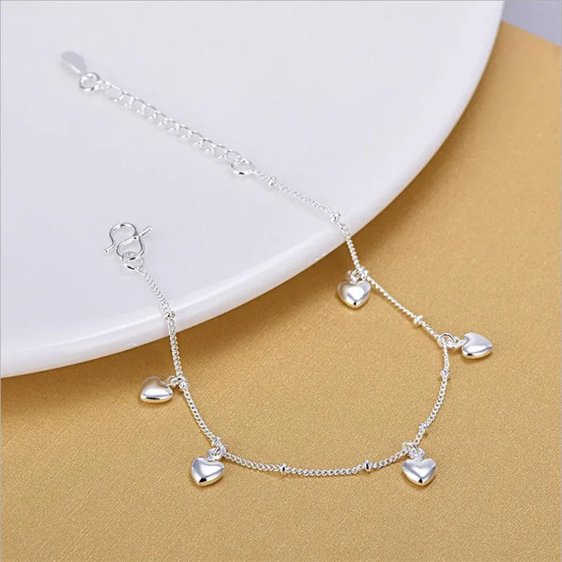 Fashion Silver Plated Anklets For Women
