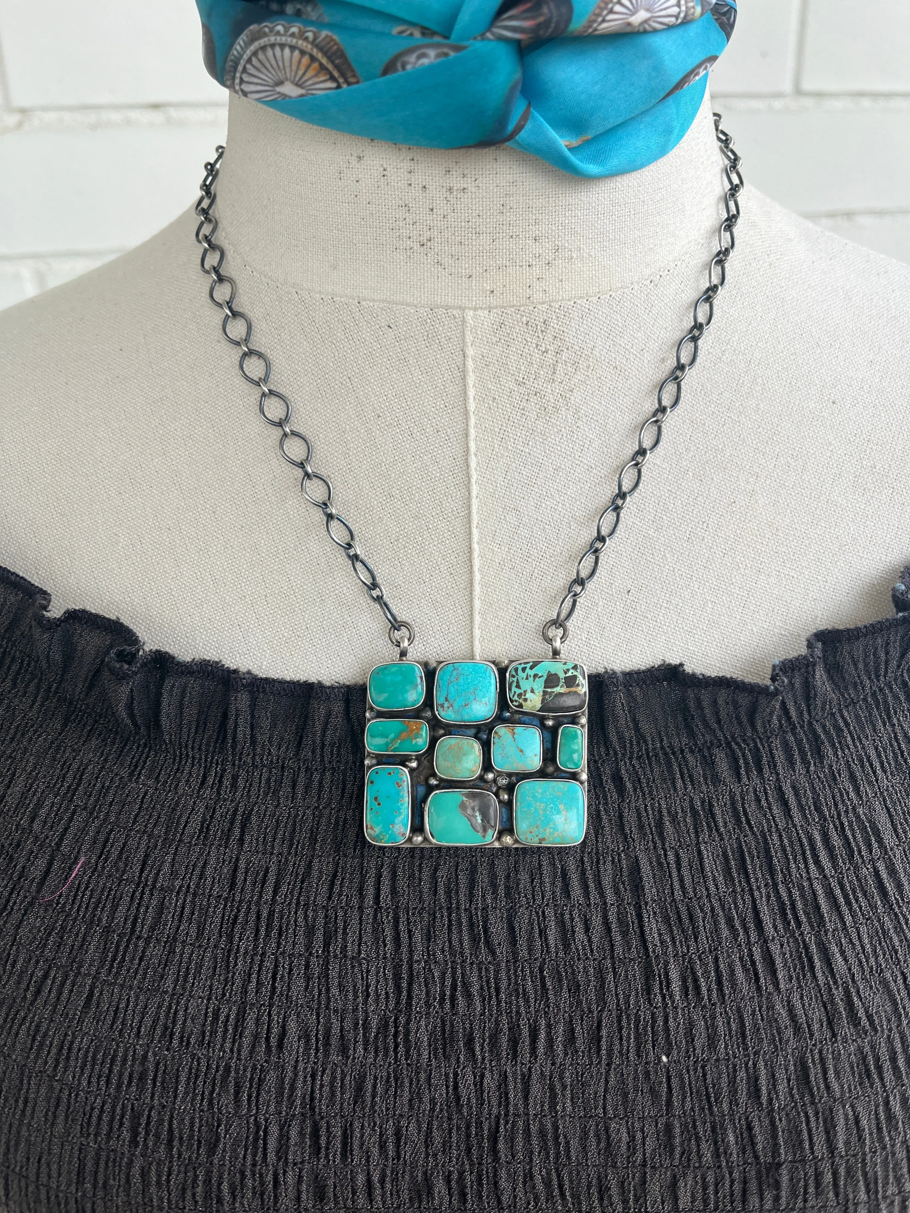 Freeform Kingman Necklace #5