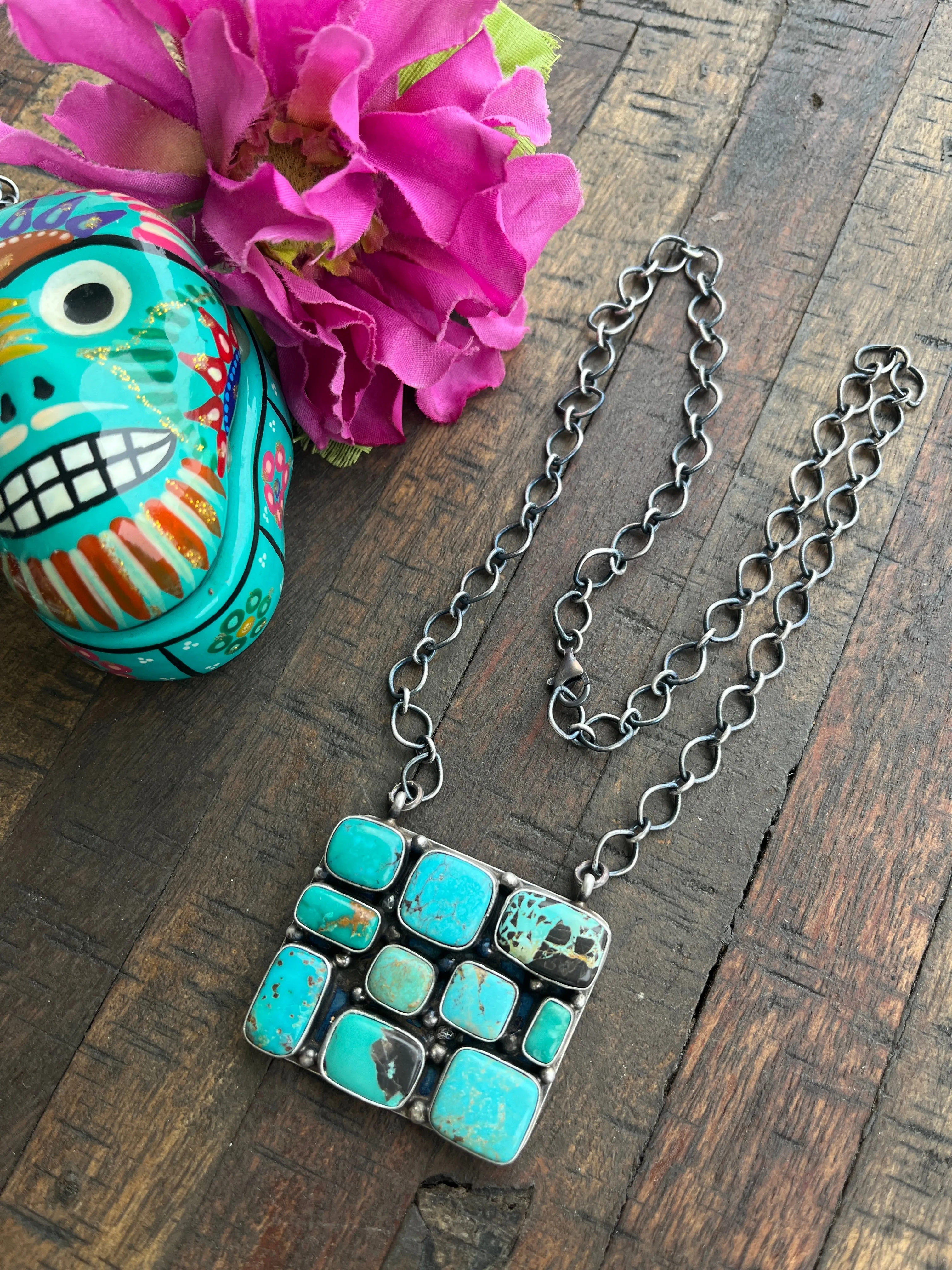 Freeform Kingman Necklace #5