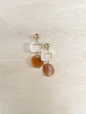 Geometric Acrylic Drop Earrings