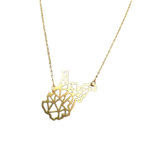 Geometric Wv Necklace