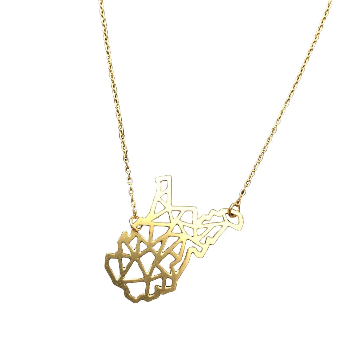 Geometric Wv Necklace