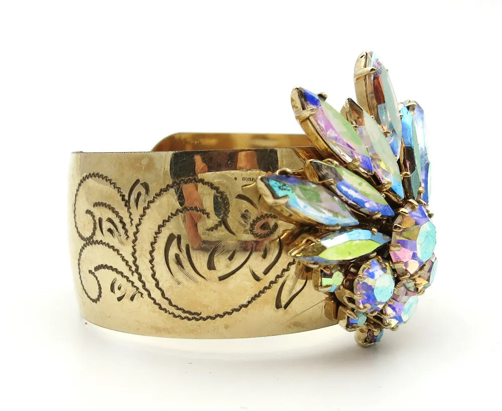 GF Cuff With AB Rhinestones