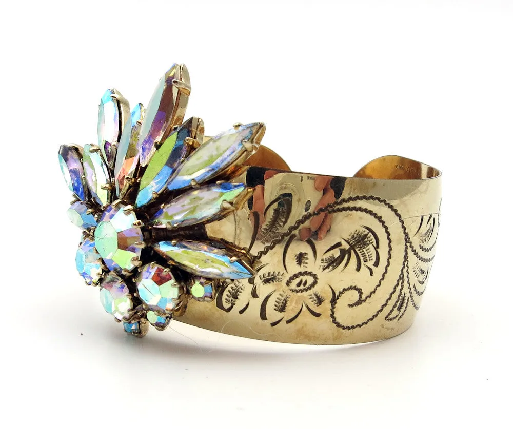 GF Cuff With AB Rhinestones