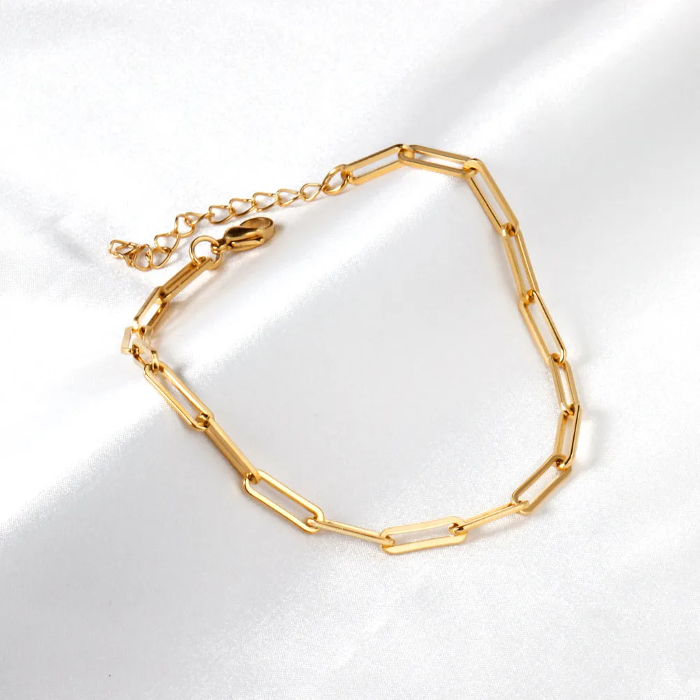 Gold Color Chain Accessories Anklets For Women