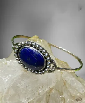 Handmade Lapis Lazuli Tension Cuff