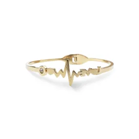Heartbeat Cuff Bracelet - 08
