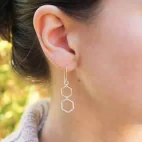 Hexagon Earrings