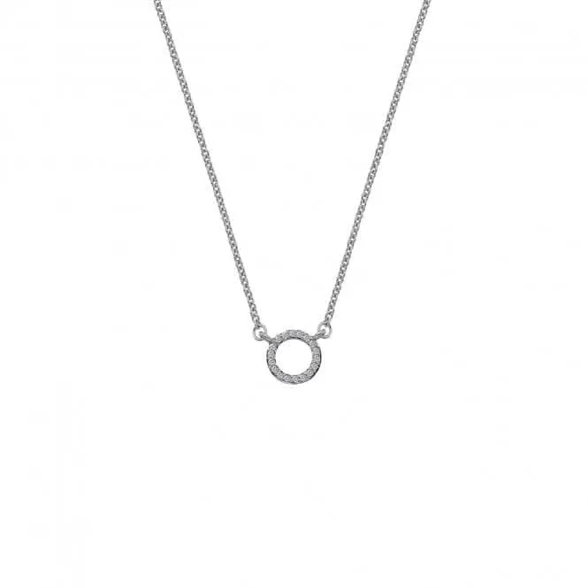 Hot Diamonds Infinity White Gold Necklace GN018