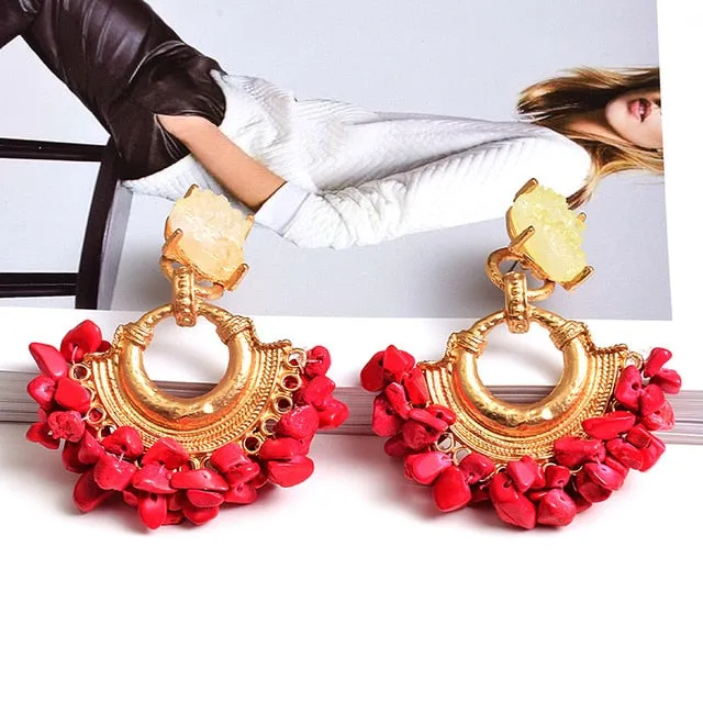 I'm So Into You Bohemian Drop Dangle Earrings
