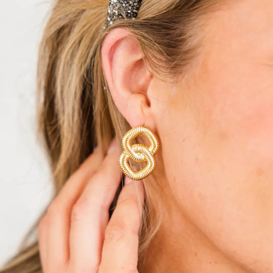 In My Heart Earrings, Gold