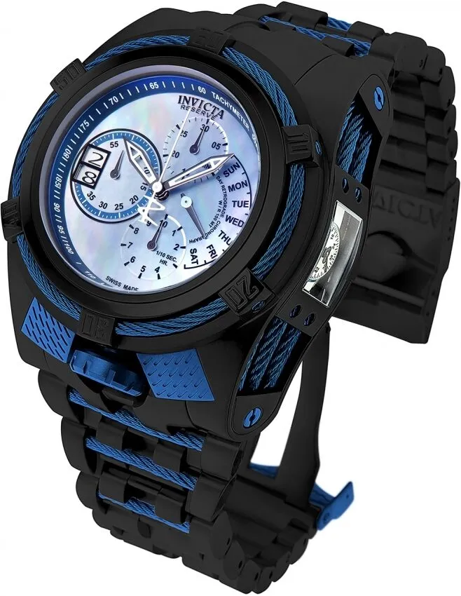 Invicta Bolt Chronograph Quartz Platinum Dial Men's Watch 19421