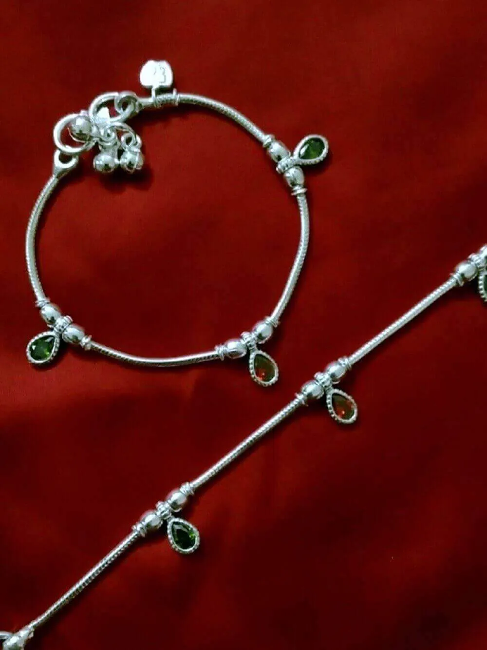 Kids Silver Anklets (0-2 yrs)